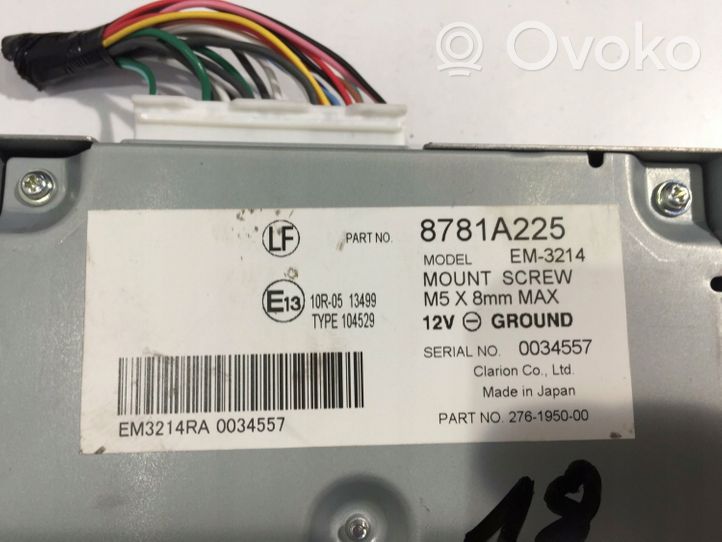 Mitsubishi Eclipse Cross Sonstige Steuergeräte / Module 8781A225