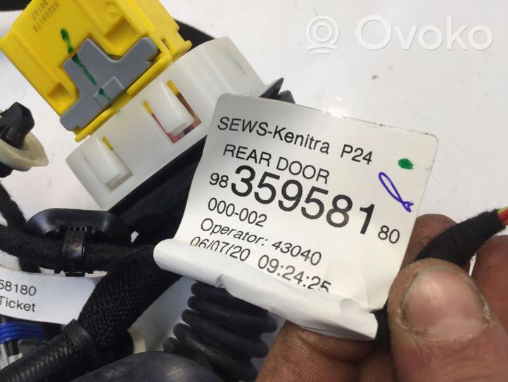 Peugeot 2008 II Cableado de puerta trasera 9835958180