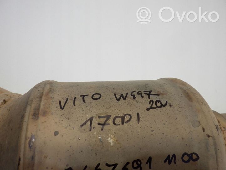 Mercedes-Benz Vito Viano W447 Filtro antiparticolato catalizzatore/FAP/DPF A4474911100