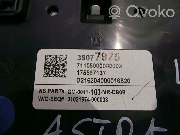 Opel Astra K Kit calculateur ECU et verrouillage 55500630