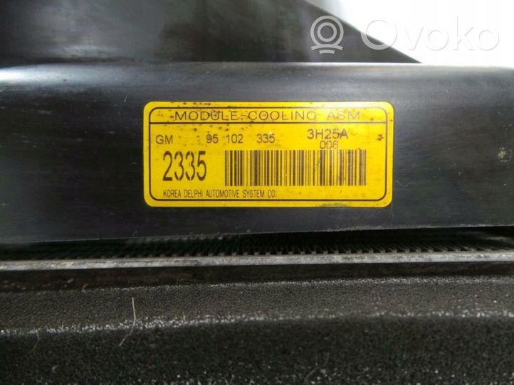Opel Antara Set del radiatore 95102335