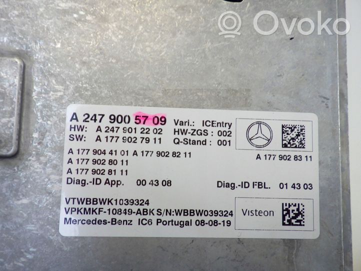 Mercedes-Benz A W177 AMG Muut ohjainlaitteet/moduulit A2479005709