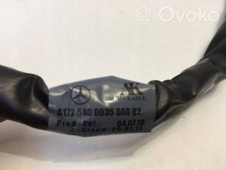 Mercedes-Benz SLC R172 Cavo negativo messa a terra (batteria) A1725400035