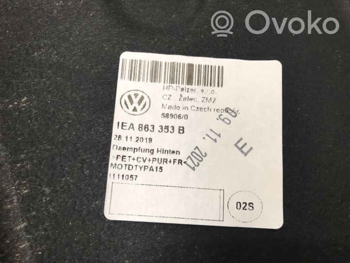 Volkswagen ID.3 Isolamento acustico posteriore 1EA863353B