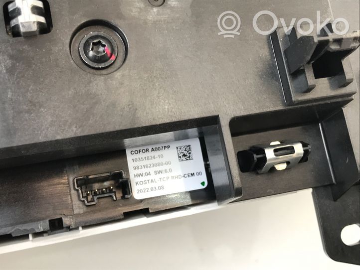 Citroen C4 III e-C4 Monitori/näyttö/pieni näyttö 9840456580