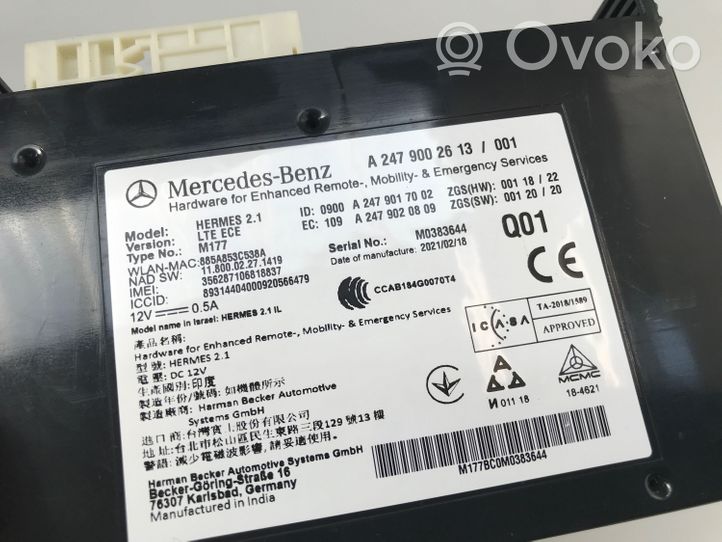 Mercedes-Benz GLA H247 Muut ohjainlaitteet/moduulit A2479002613