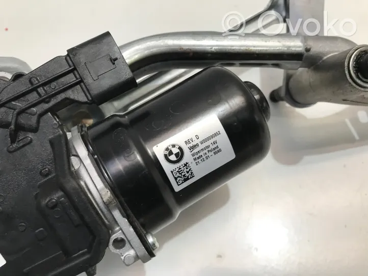 BMW 4 G22 G23 G24 G26 Mechanizm i silniczek wycieraczek szyby przedniej / czołowej 7427901