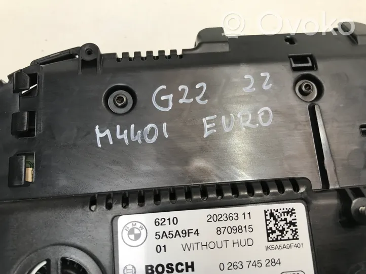 BMW 4 G22 G23 G24 G26 Compteur de vitesse tableau de bord 5A5A9F4