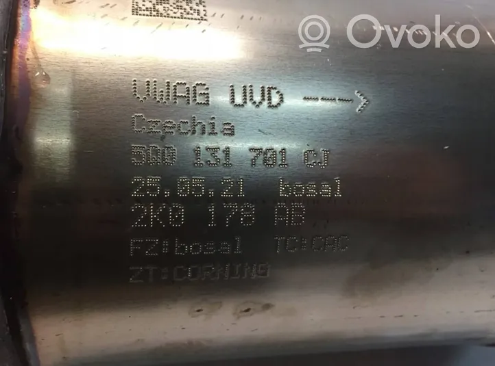 Audi Q2 - Filtr cząstek stałych Katalizator / FAP / DPF 5Q0131701CJ