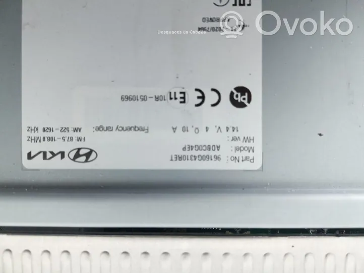 Hyundai i30 Écran / affichage / petit écran 69160G4310RET
