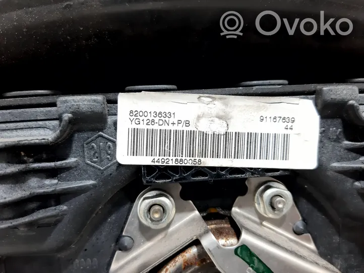 Opel Vivaro Ohjauspyörän turvatyyny 8200136331