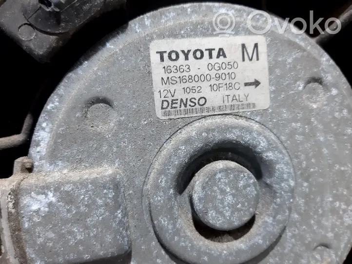Toyota Corolla Verso E121 Elektryczny wentylator chłodnicy 163630G050