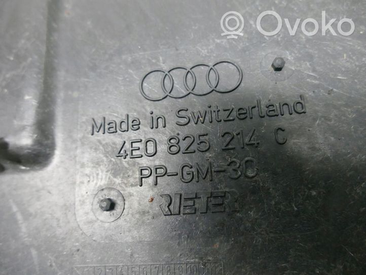 Audi A8 S8 D3 4E Polttoainesäiliön pohjapanssari 4E0825214C