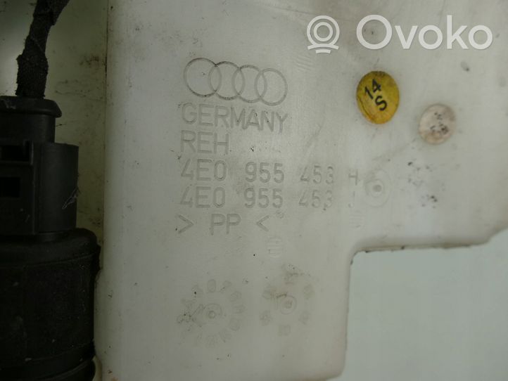 Audi A8 S8 D3 4E Serbatoio/vaschetta liquido lavavetri parabrezza 4E0955453H