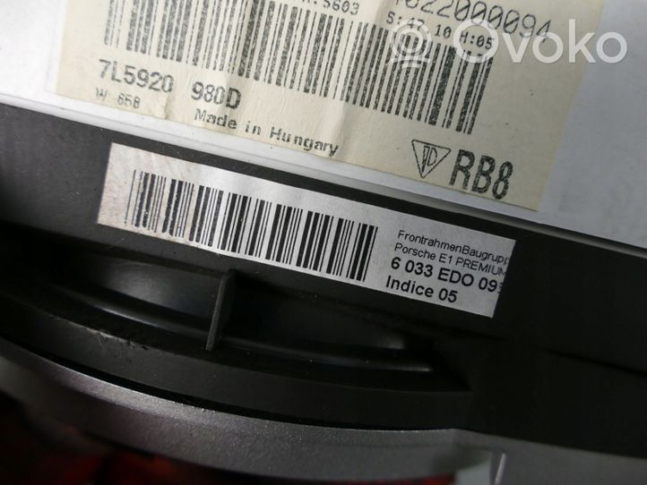 Porsche Cayenne (9PA) Tachimetro (quadro strumenti) 7L5920980