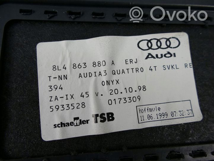 Audi A3 S3 8L Trunk/boot side trim panel 8L4863880