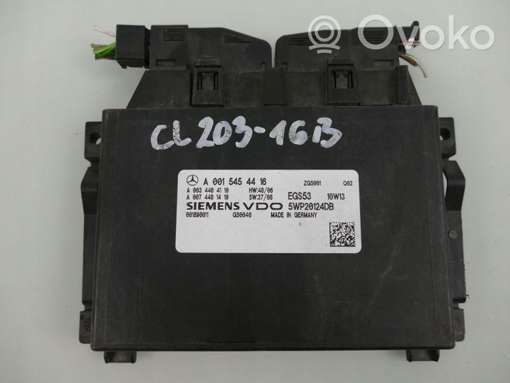 Mercedes-Benz CLC CL203 Module de contrôle de boîte de vitesses ECU A0015454416