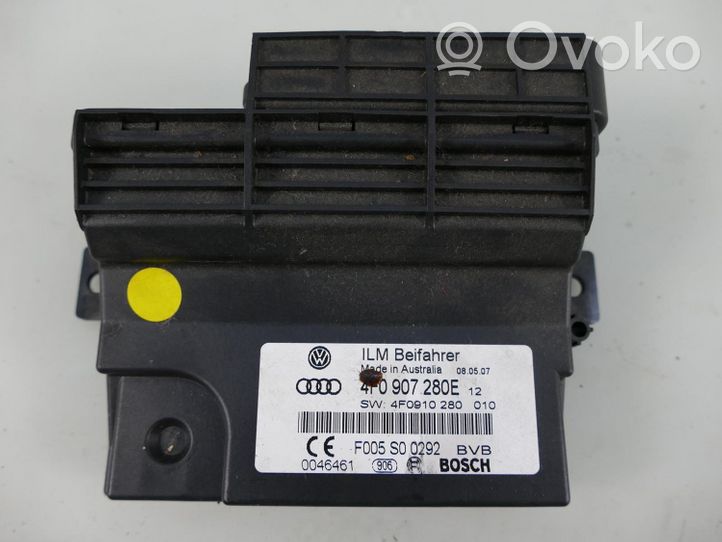 Audi Q7 4L Power management control unit 4F0907280E