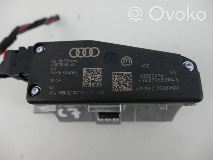 Audi A6 S6 C7 4G Ohjauspyörän lukitus 4H0905852C