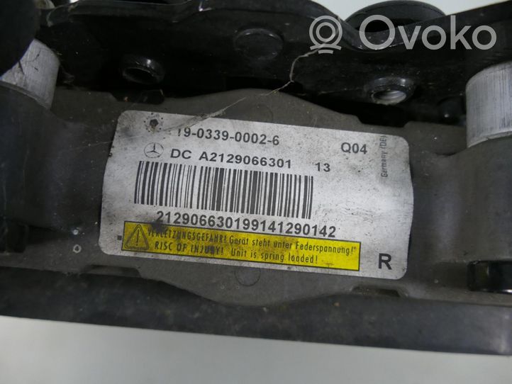 Mercedes-Benz C W204 Cerniere del vano motore/cofano A2129066301