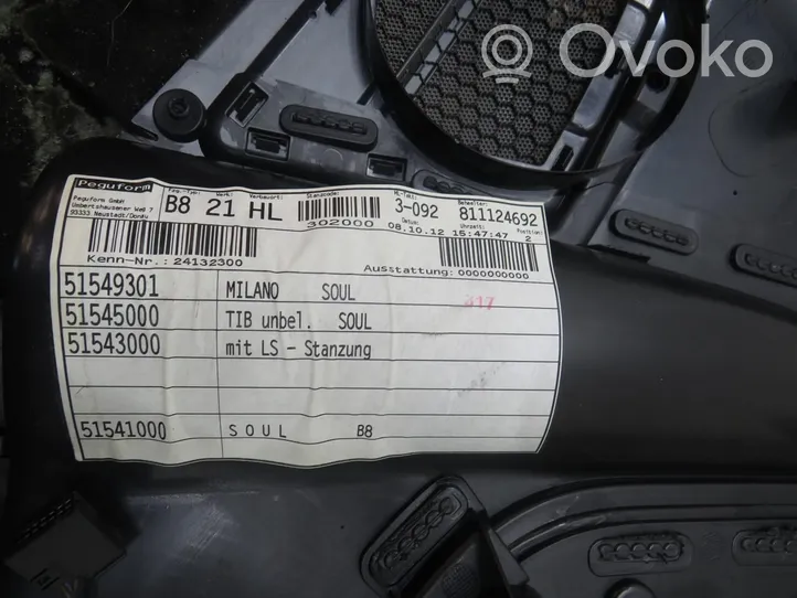 Audi A4 S4 B8 8K Takaluukun/tavaratilan sivuverhoilu 51549301