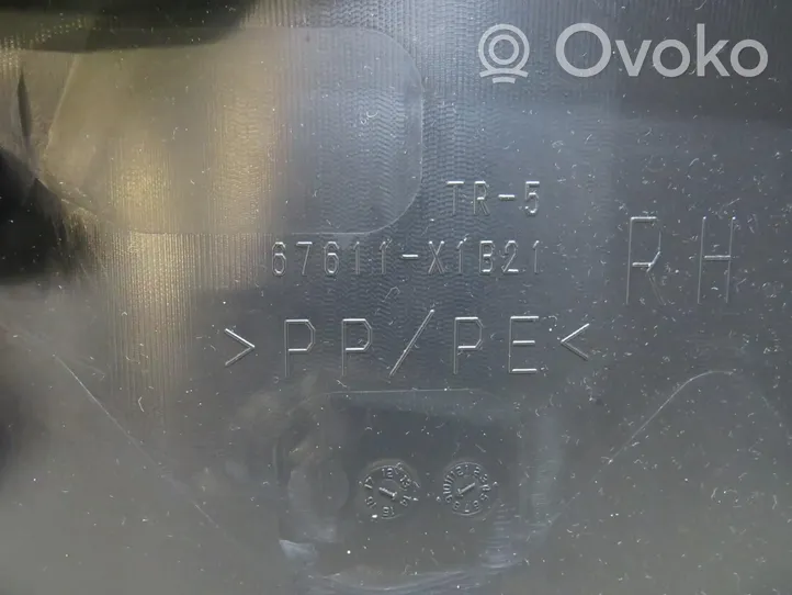 Toyota RAV 4 (XA40) Garniture de panneau carte de porte avant 67611-X1B21