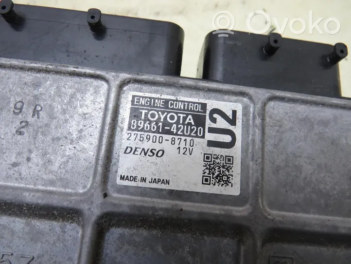 Toyota RAV 4 (XA40) Komputer / Sterownik ECU silnika 89661-42U20