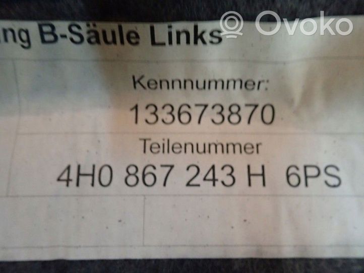 Audi A8 S8 D4 4H (B) statramsčio apdaila (apatinė) 4H0867243H