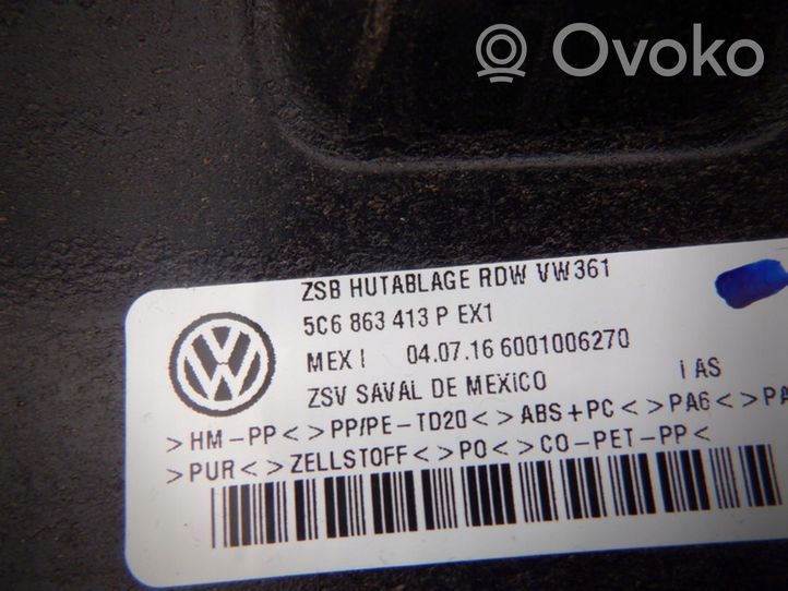 Volkswagen Jetta VI Grilles/couvercle de haut-parleur arrière 5C6863413P