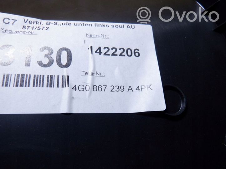 Audi A6 S6 C7 4G Rivestimento montante (B) (fondo) 4G0867239A