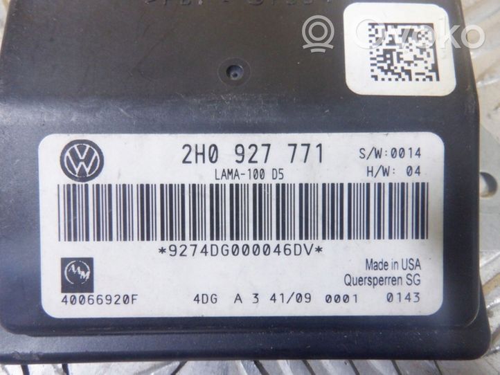 Volkswagen Amarok Pavarų dėžės valdymo blokas 2H0927771