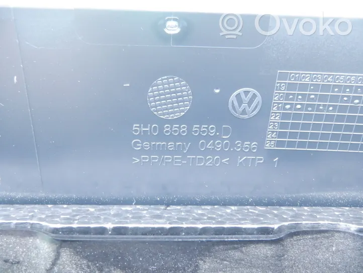Volkswagen Golf VIII Garniture de colonne de volant 5H0858559D