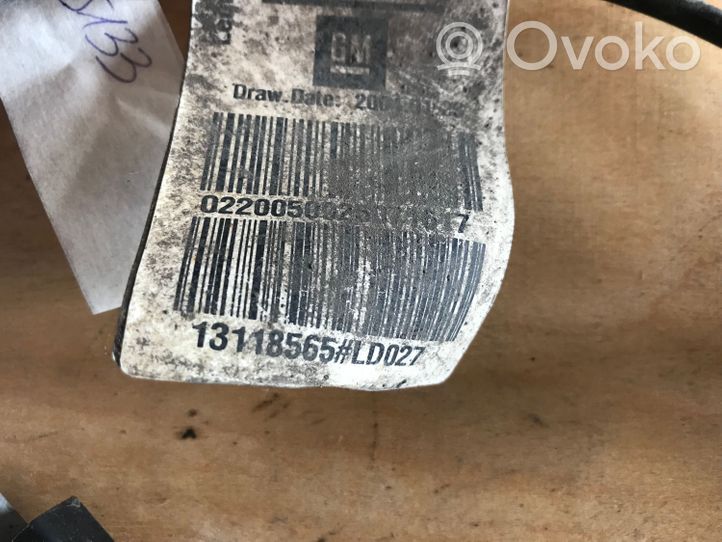 Opel Astra H Przewód przedniego czujnika ABS 13118565