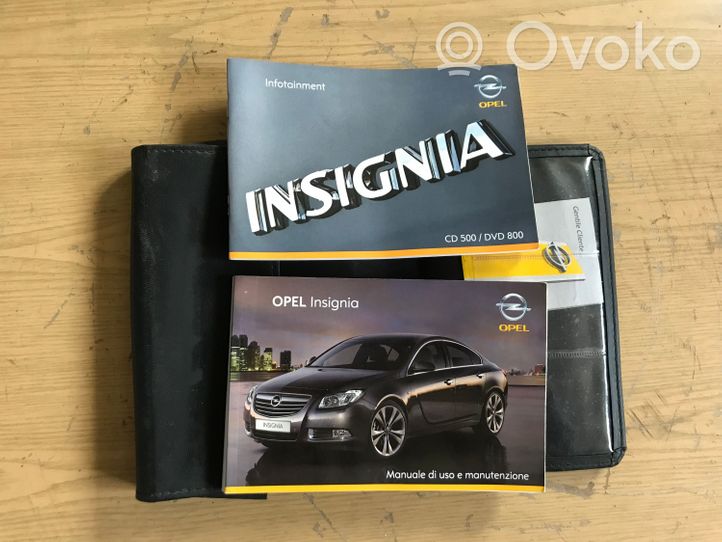 Opel Insignia A Owners service history hand book 