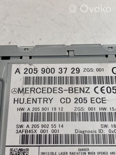 Mercedes-Benz C W205 Panel / Radioodtwarzacz CD/DVD/GPS A2059003729