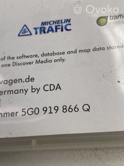 Volkswagen PASSAT B8 Mappe di navigazione su CD/DVD 5G0919866Q