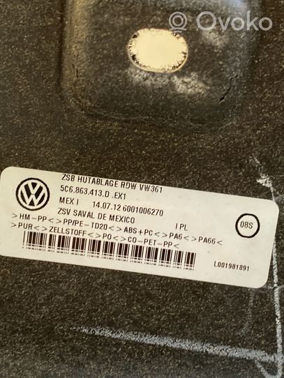 Volkswagen Jetta VI Półka tylna bagażnika 5C6863413D