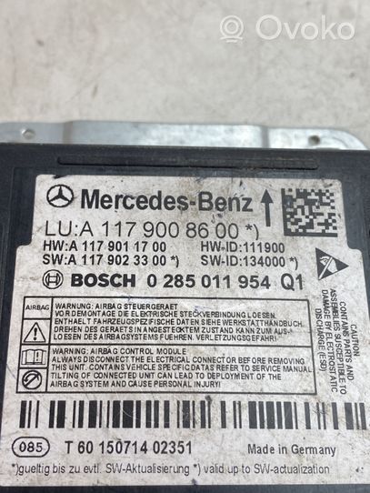 Mercedes-Benz GLE (W166 - C292) Centralina/modulo airbag A1179008600