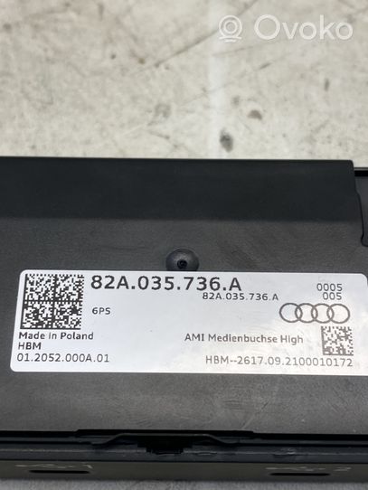Audi A3 8Y Gniazdo / Złącze USB 82A035736A