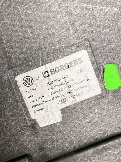 Volkswagen PASSAT B8 Doublure de coffre arrière, tapis de sol 3G9863463