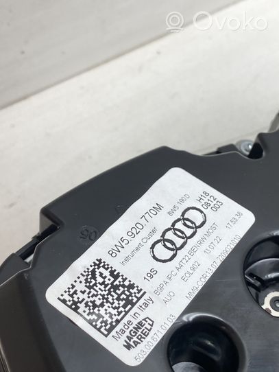 Audi A4 S4 B9 8W Nopeusmittari (mittaristo) 8W5920770M