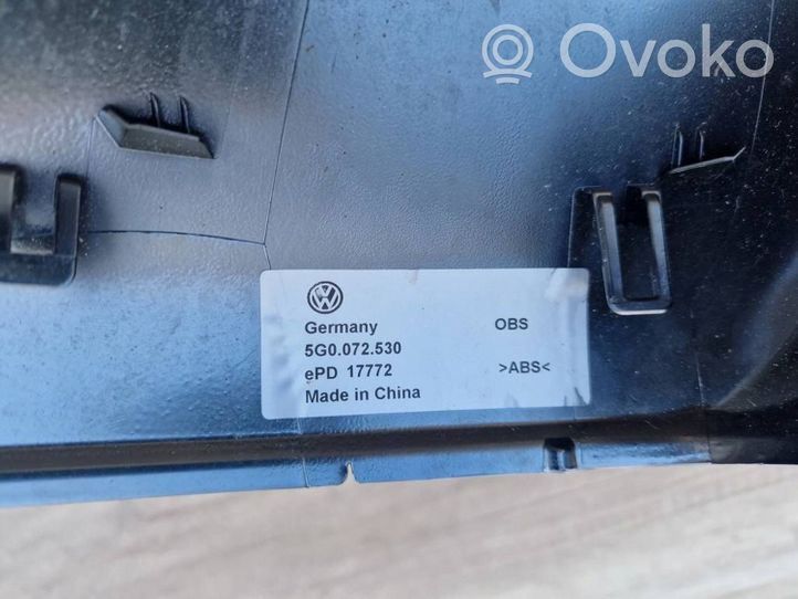 Volkswagen Golf VII Muovisen sivupeilin kotelo 5G0072530