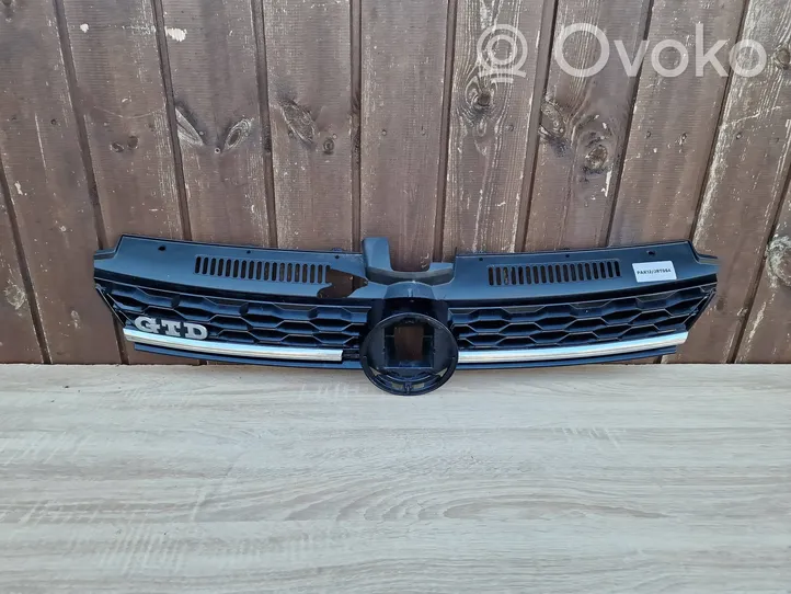 Volkswagen Golf VII Grille calandre supérieure de pare-chocs avant 5G0853651