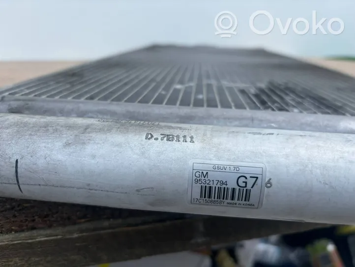 Opel Mokka Radiatore di raffreddamento A/C (condensatore) 95321794