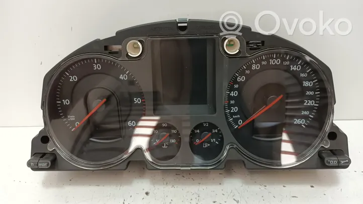 Volkswagen PASSAT B6 Geschwindigkeitsmesser Cockpit A2C53145550