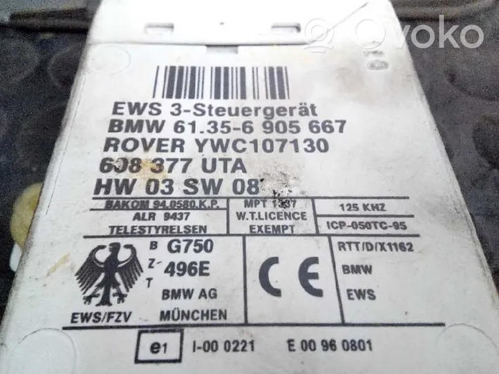 BMW 3 E46 Lector de tarjeta/llave de arranque 32307197330