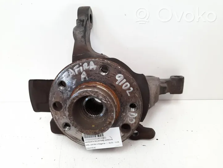 Opel Zafira A Front wheel hub spindle knuckle 24443540