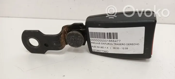 Audi A2 Boucle de ceinture de sécurité arrière 8Z0857739D