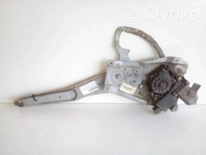 Opel Omega B1 Front door window regulator with motor 09174451