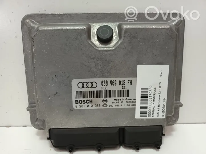 Audi A6 S6 C5 4B Moottorin ohjainlaite/moduuli 038906018FH